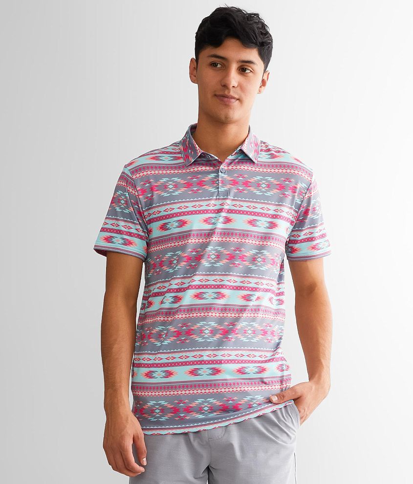Departwest Ocotillo Performance Polo front view