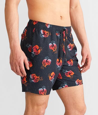 Departwest Rooster Stretch Swim Trunks full left side view