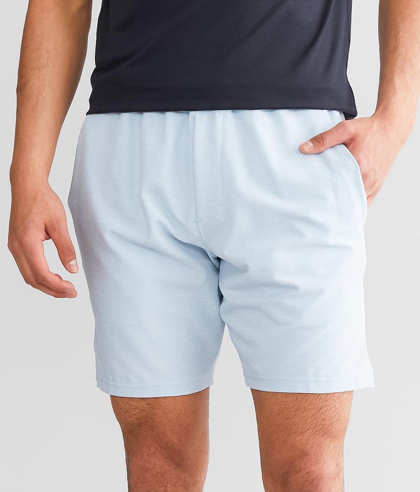 Veece Marled Stretch Walkshort - Men's Shorts in Light Blue