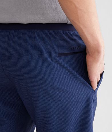 Veece Striped Stretch Short back pocket view
