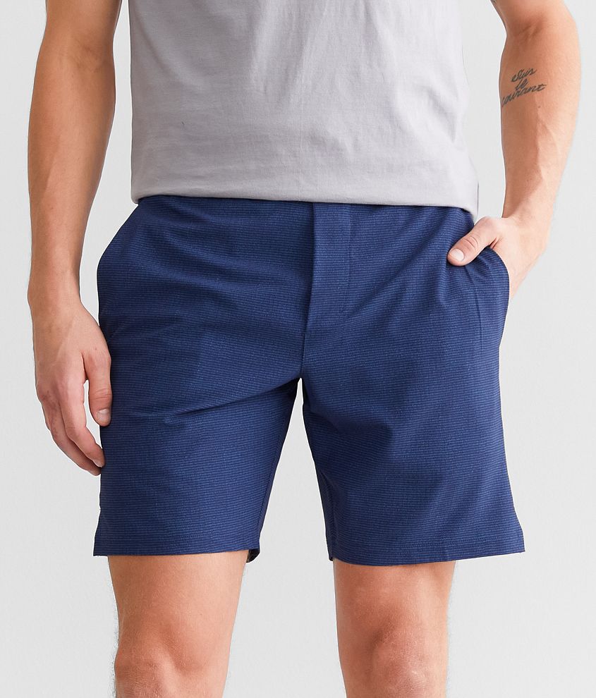 Veece Striped Stretch Short front view