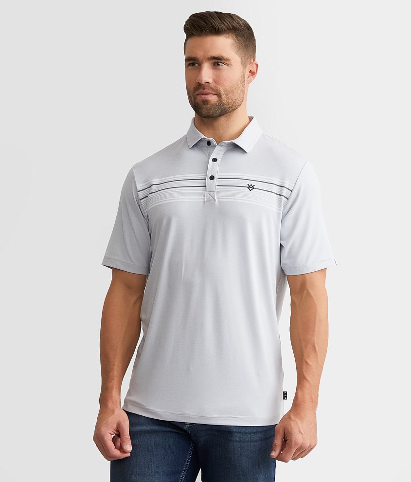 Veece Striped Polo front view