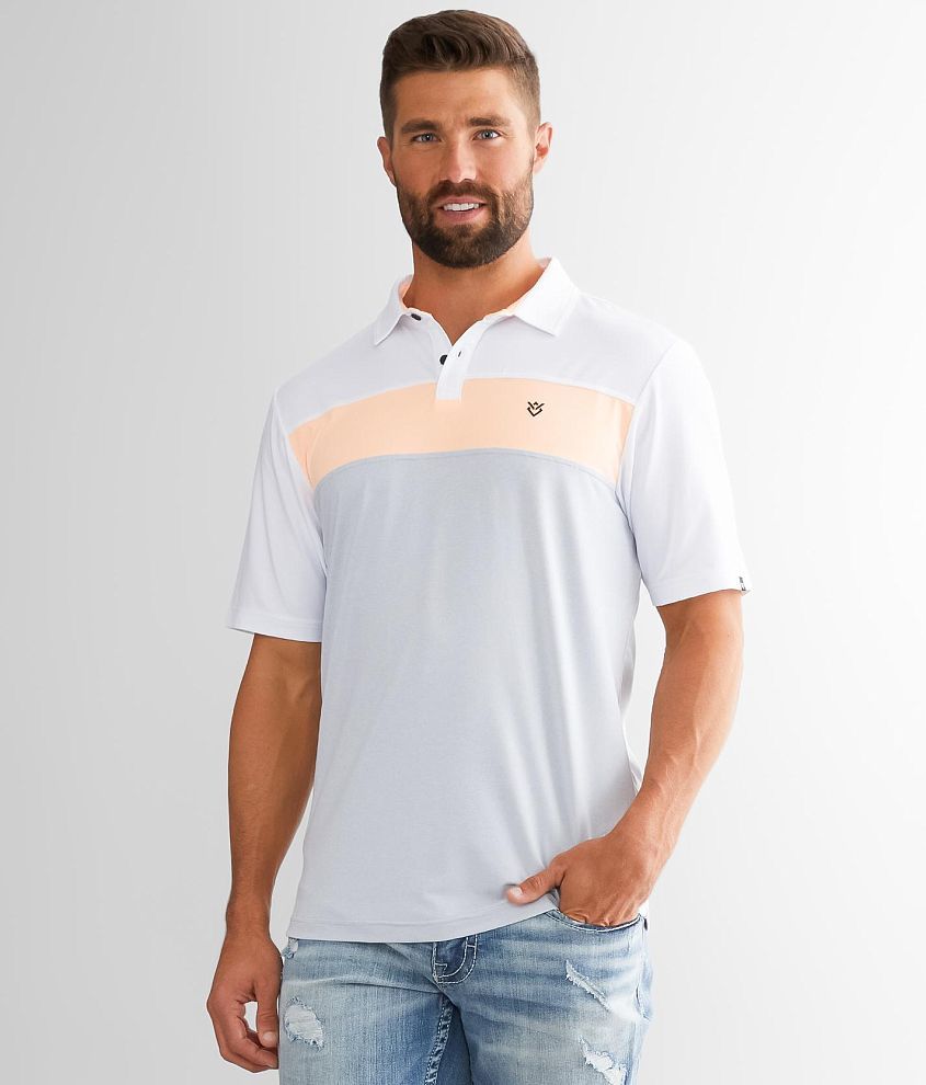 Veece Color Block Polo front view