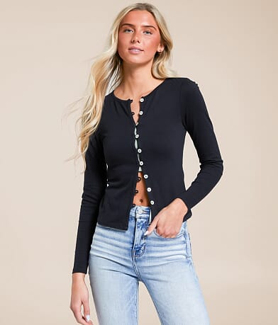 Willow & Root Textured Top front view