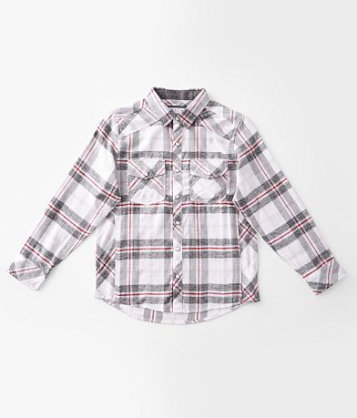 BKE Boys - Plaid Shirt front view