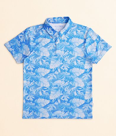 Departwest Boys - Tanner Performance Polo front view