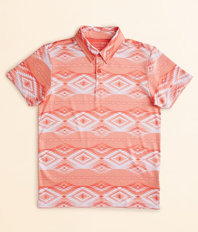 Departwest Boys - Kelvin Performance Polo front view