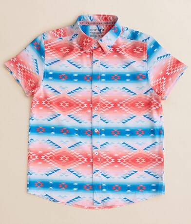 Departwest Boys - Southwest Performance Stretch Shirt front view