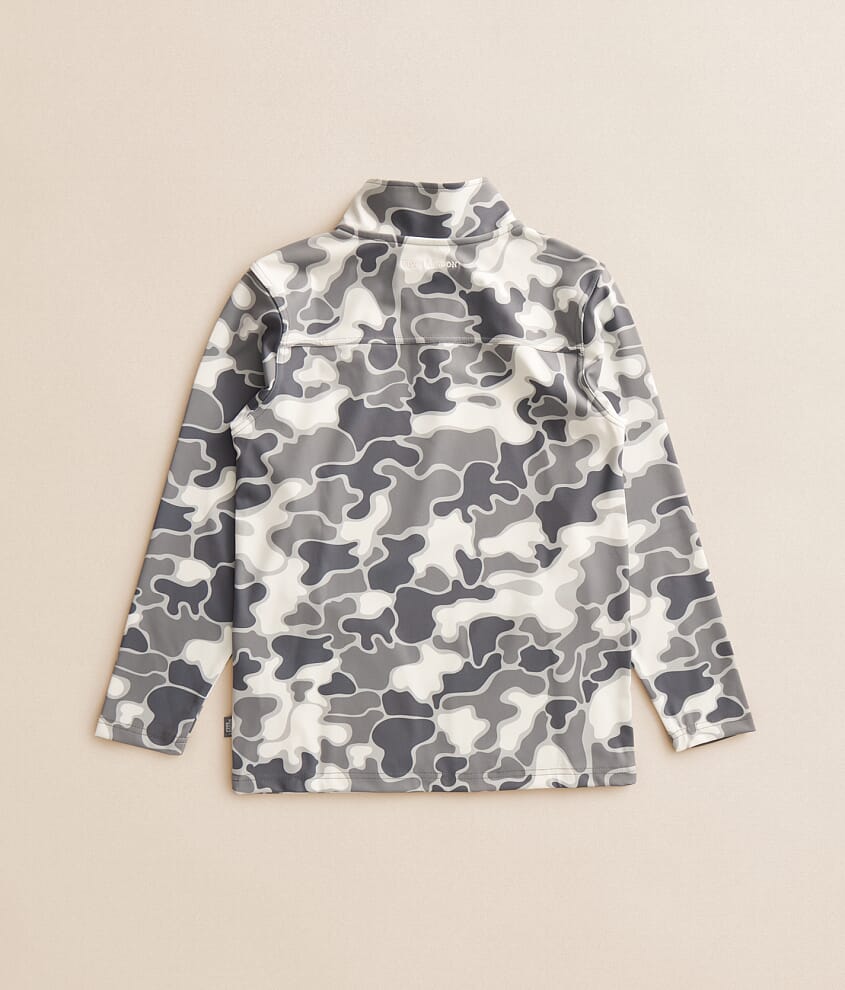 Boys - Camo Zip Pullover