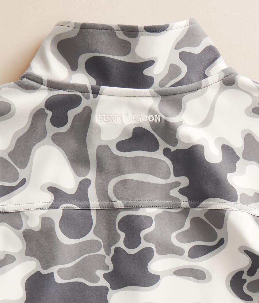 Boys - Camo Zip Pullover