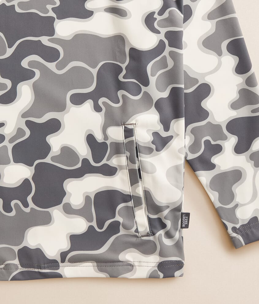 Boys - Camo Zip Pullover