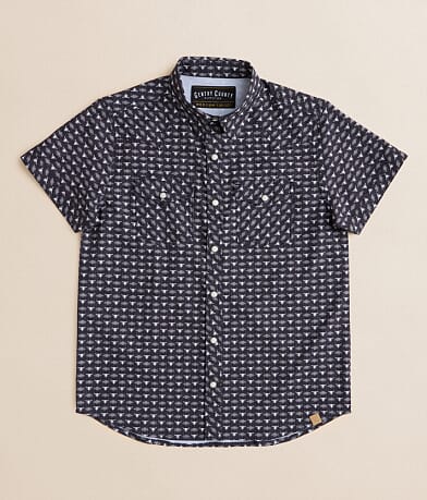 Gentry County Boys - Steer Performance Stretch Shirt front view