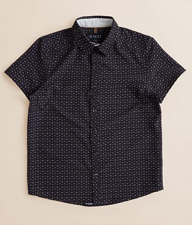 J.B. Holt Boys - Geo Performance Stretch Shirt front view