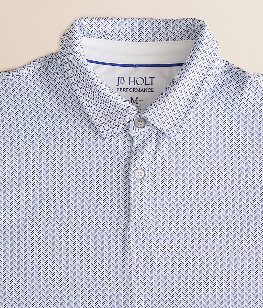 Boys - Striped Performance Polo