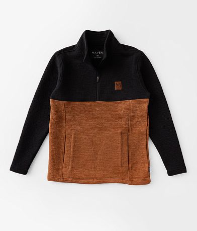 Maven Co-op Boys - Color Block Pullover front view