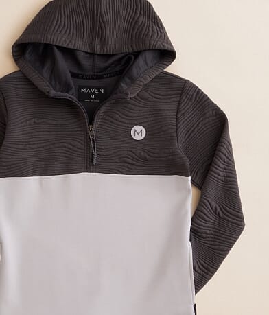 Maven Co-op Boys - Slope Quarter Zip Hoodie front view