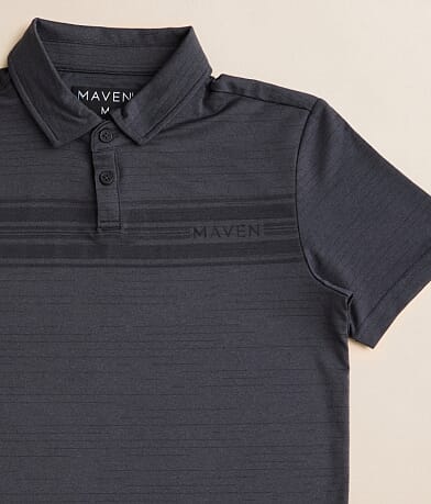 Maven Co-op Boys - Essential Aim Performance Stretch Polo misc detail 1 view