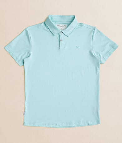 Maven Co-op Boys - Essential Course Performance Stretch Polo front view