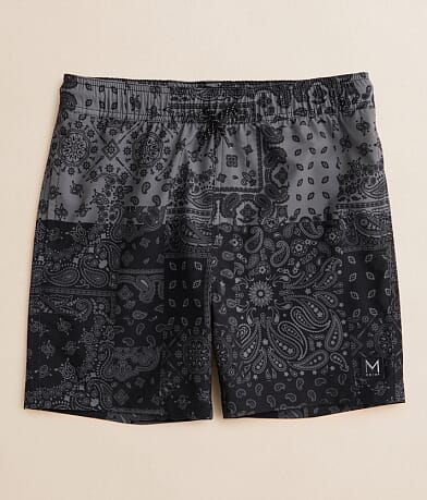 Maven Co-op Boys - Tidal Stretch Swim Trunks front view