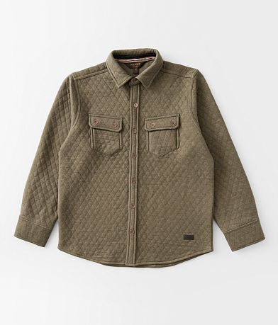 Outpost Makers Boys - Quilted Shirt front view