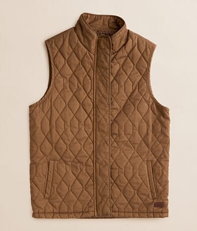 Outpost Makers Boys - Tobacco Twill Vest front view
