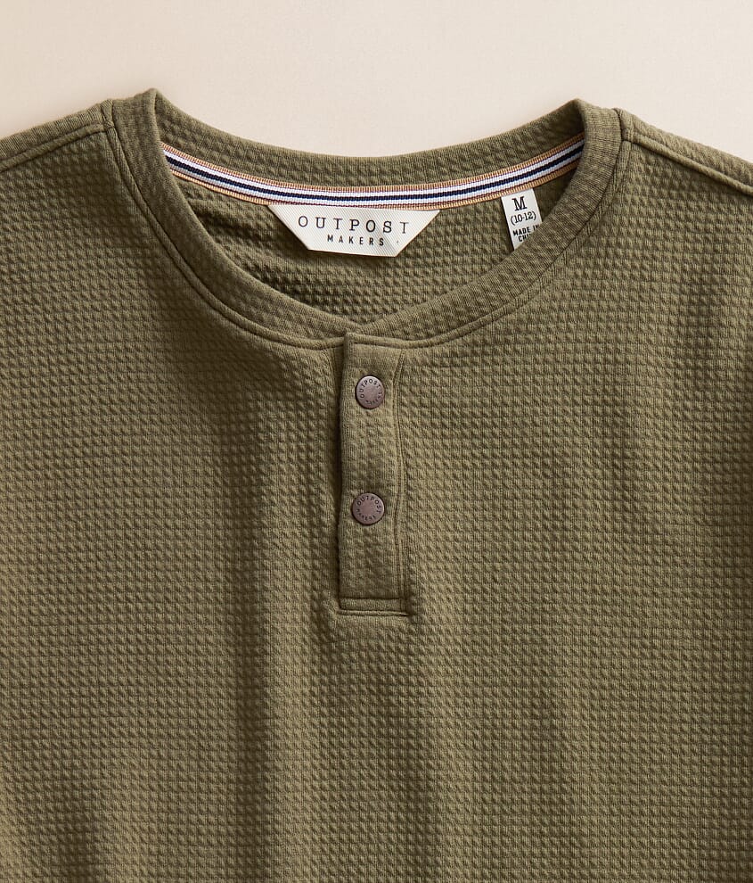 Boys - Textured Henley