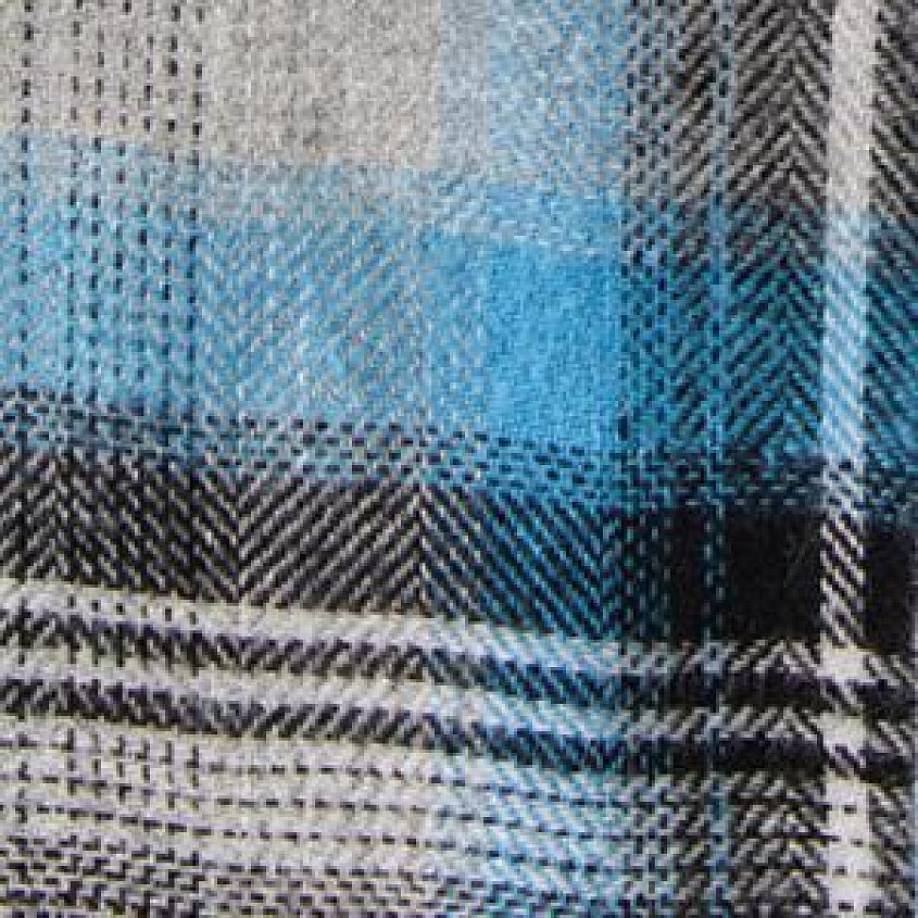 Blue Black White