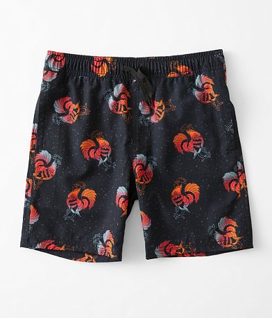 Departwest Boys - Rooster Stretch Swim Trunks front view
