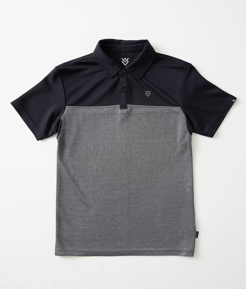 Boys - Veece Color Block Polo front view