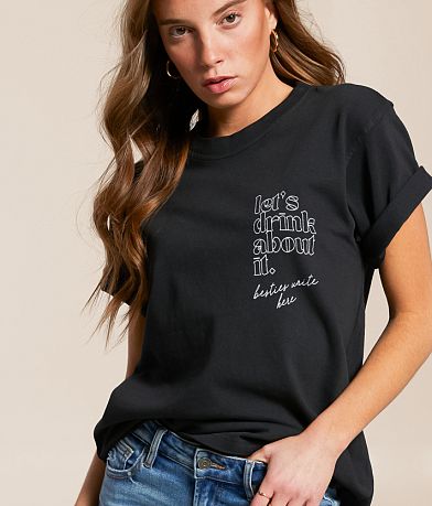 Southern Bliss Let's Drink About It T-Shirt front view