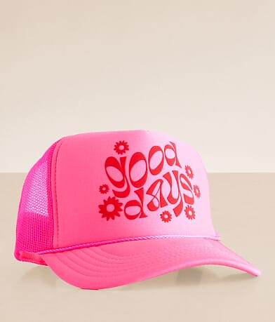 Local Beach Good Days Trucker Hat front view