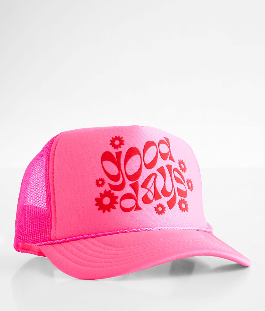 Local Beach Good Days Trucker Hat front view