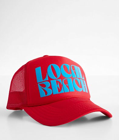 Local Beach Summer Trucker Hat front view
