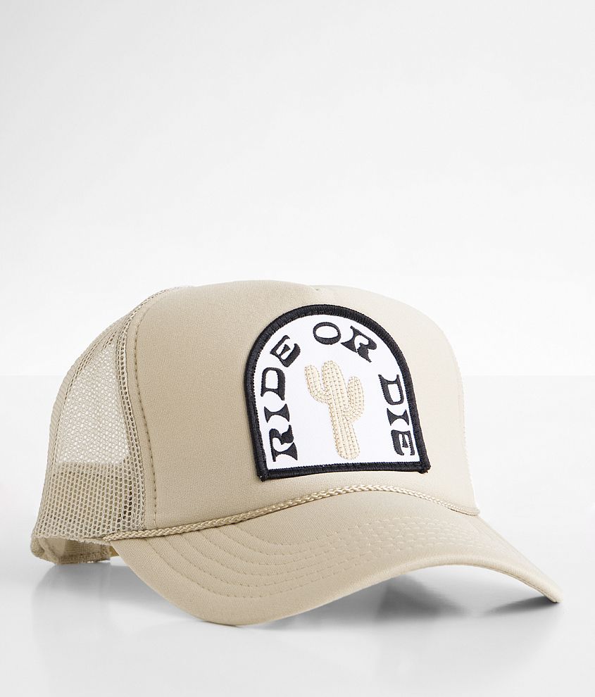 Local Beach Ride Or Die Trucker Hat front view