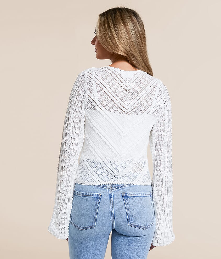 Ruffle Lace Top