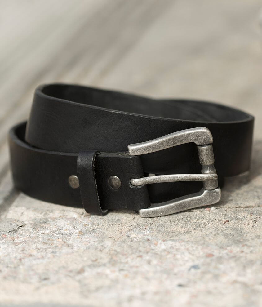 Bill Adler Classic Vintage Leather Belt front view