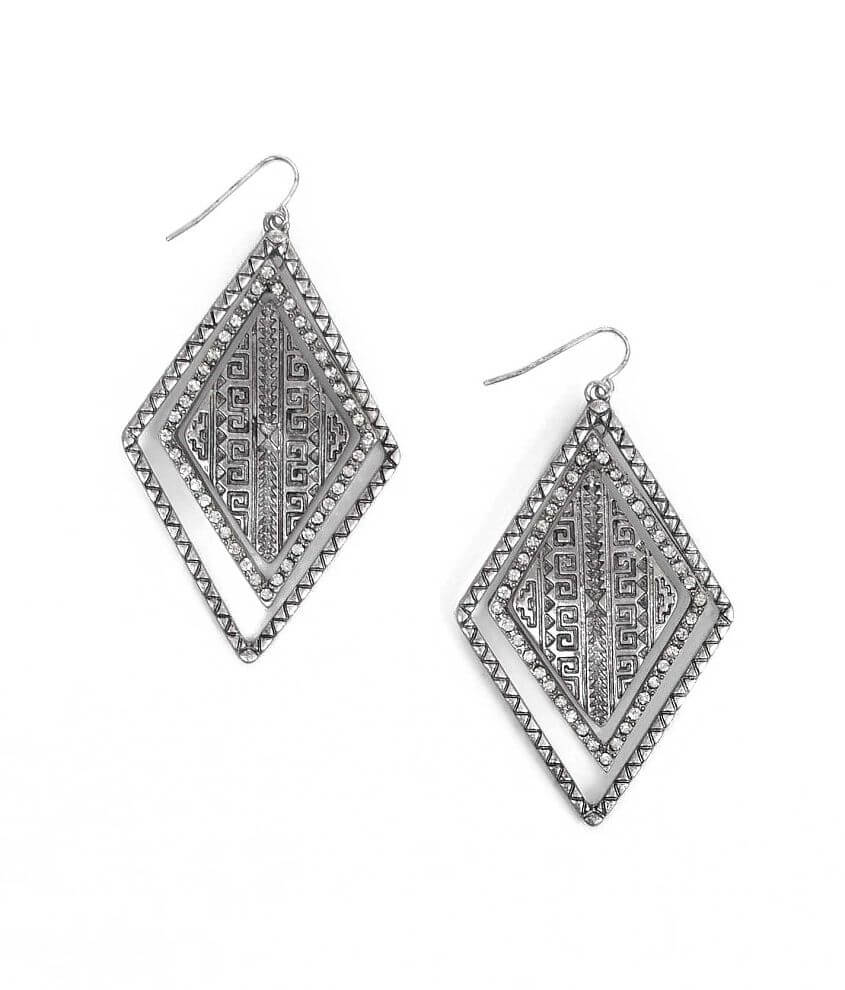 Daytrip Embossed Earring front view