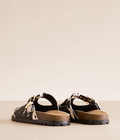 Steve Madden Atticus Cow Print Leather Cut-Out Clog MISC_DETAIL_2