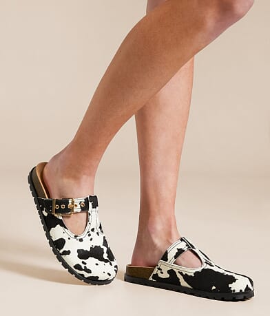 Steve Madden Atticus Cow Print Leather Cut-Out Clog MISC_DETAIL_5
