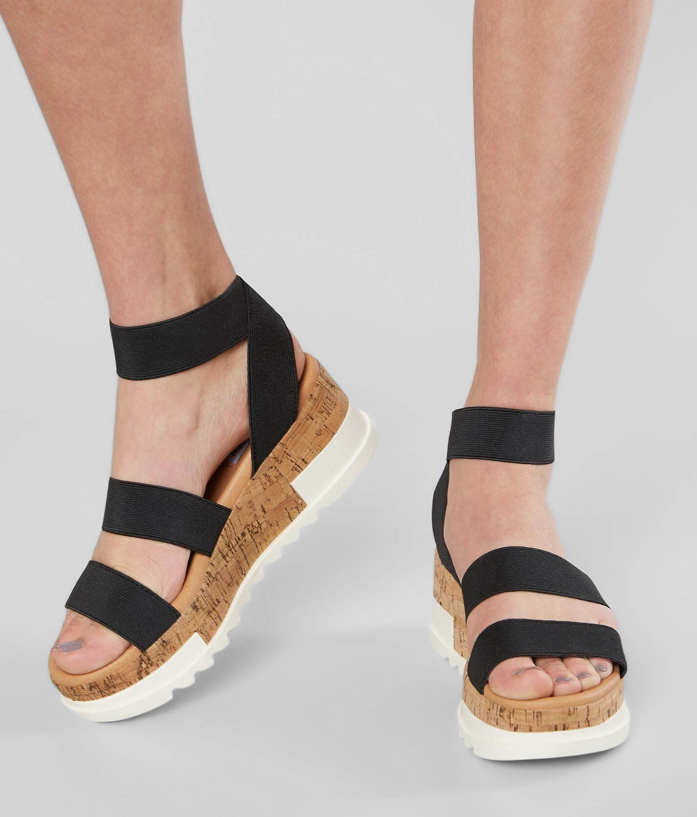 steve madden elastic sandals