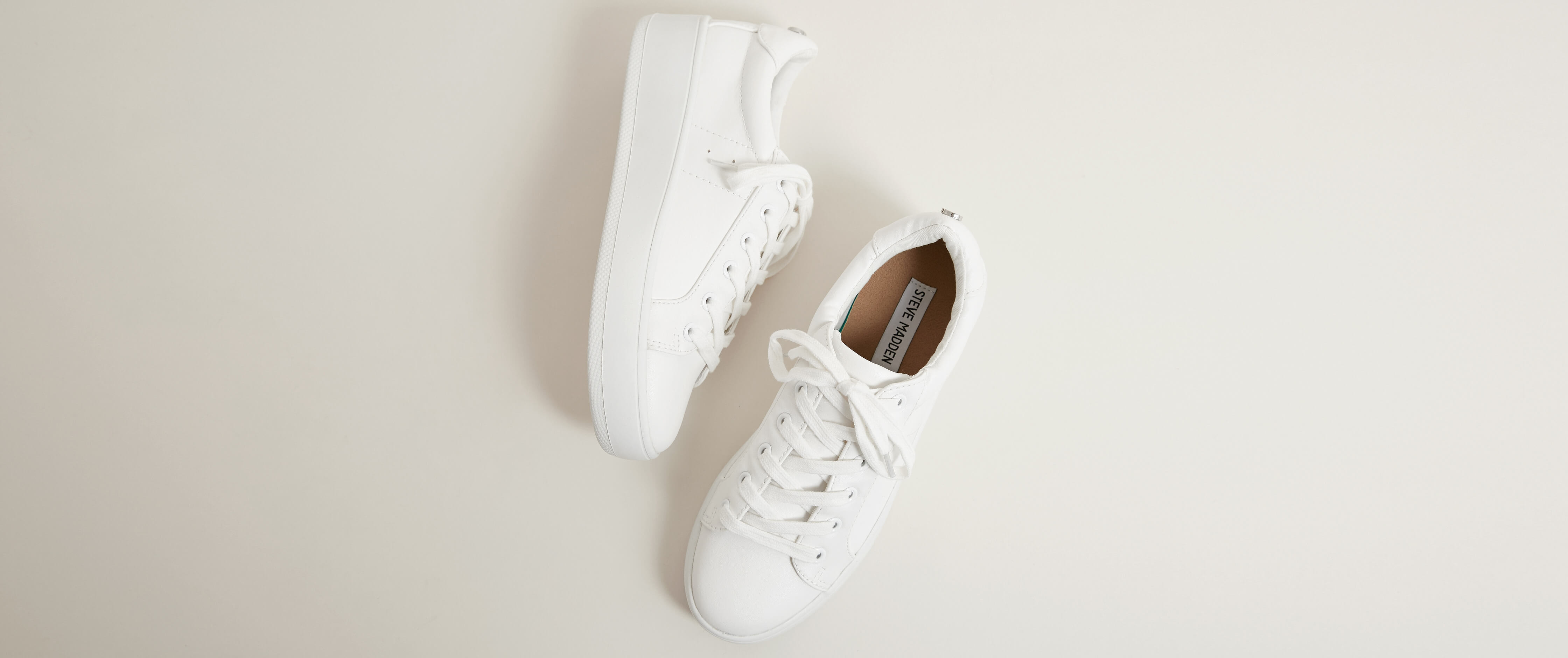 steve madden bertie white sneakers