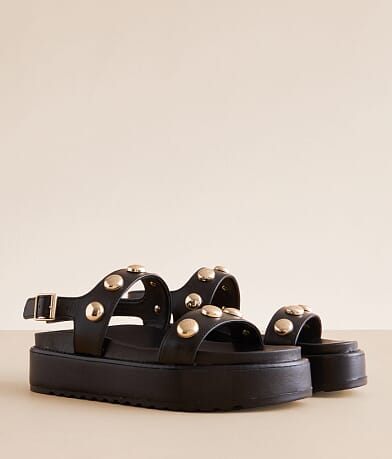Steve Madden Bia Leather Flatform Sandal misc detail 1 view