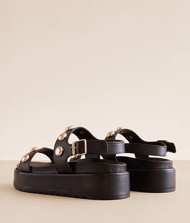 Steve Madden Bia Leather Flatform Sandal misc detail 2 view