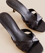 Steve Madden Cary Leather Heeled Sandal - Women's Shoes in Black | Buckle