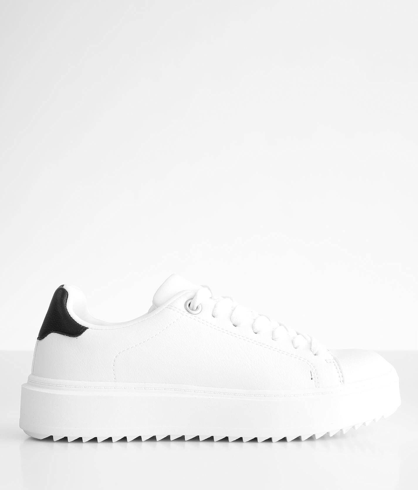 Steve madden black and cheap white sneakers