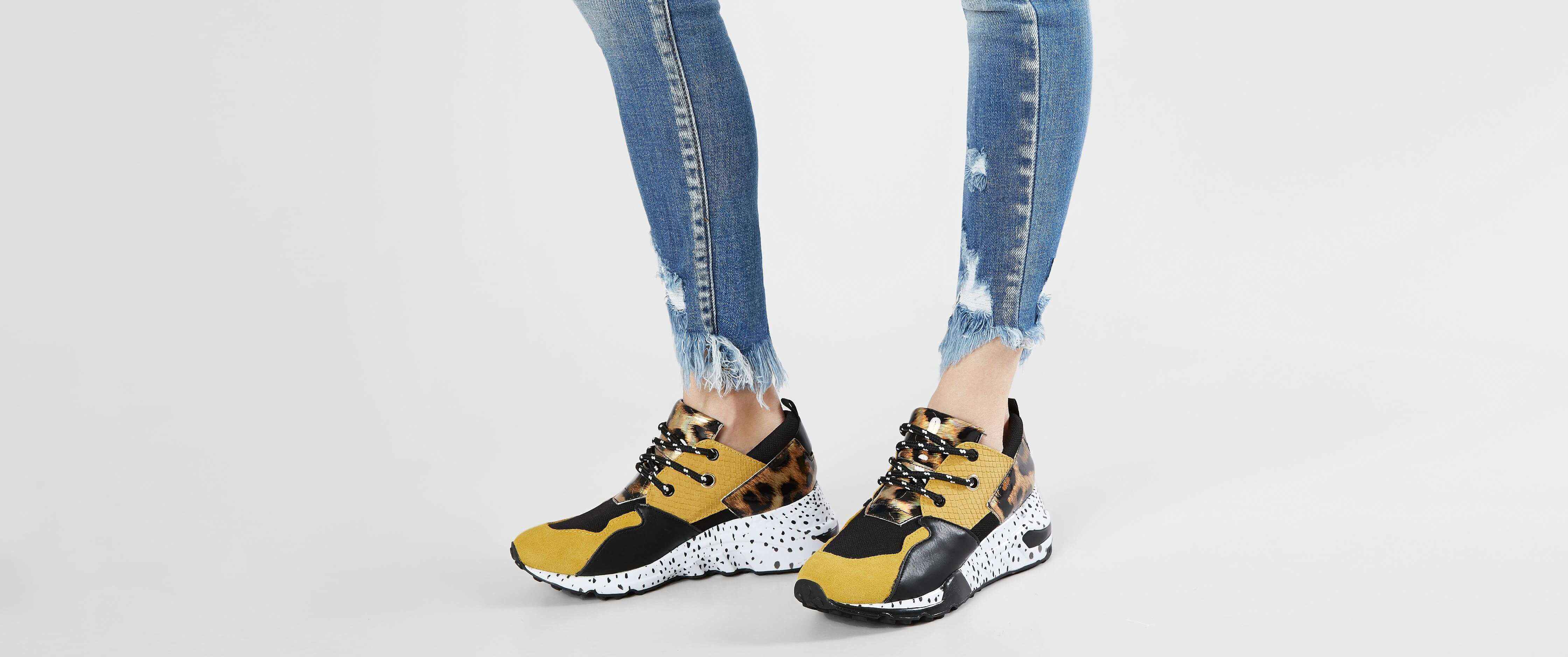 steve madden yellow sneakers