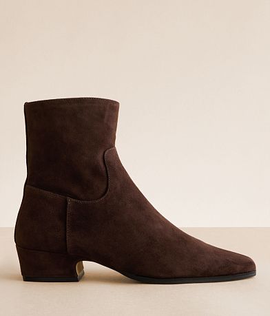 Steve Madden Dusty Leather Ankle Boot front view