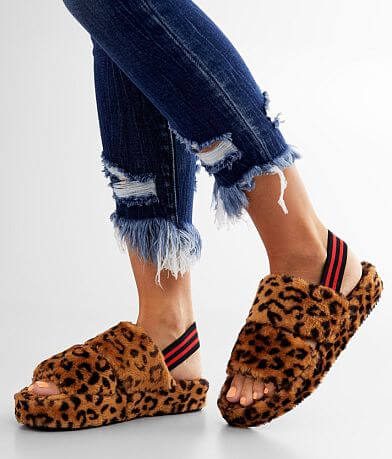 Steve Madden Fluff Leopard Slipper MISC_DETAIL_4