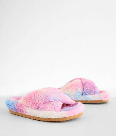 Steve Madden Fuzed Tie Dye Faux Fur Slipper MISC_DETAIL_1