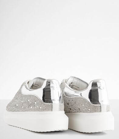 Steve Madden Glimmer Rhinestone Leather Sneaker misc detail 2 view